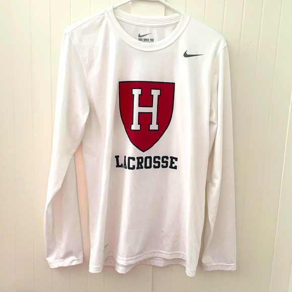 Nike Tops - Nike Harvard Women’s S Lacrosse DriFit Long-sleeve shirt Small athletic Cut